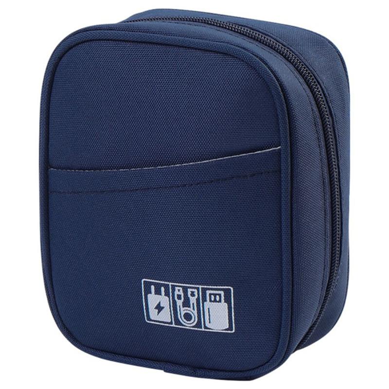 Сумка для хранения кабеля Водонепроницаемый электронный органайзер Дорожный футляр USB-кабель для зарядки Сумка для хранения