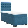 Maison Exclusive - Sommier à lattes de lit avec matelas bleu 90x190 cm velours