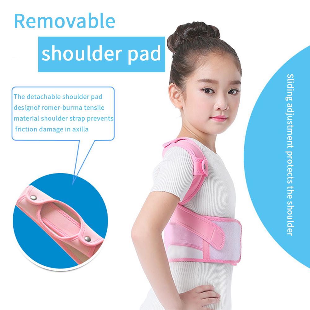 Регулируемый дышащий плечевой бандаж, поддержка спины, детские ремни для позвоночника, пояс для коррекции осанки, детский корректор осанки спины
