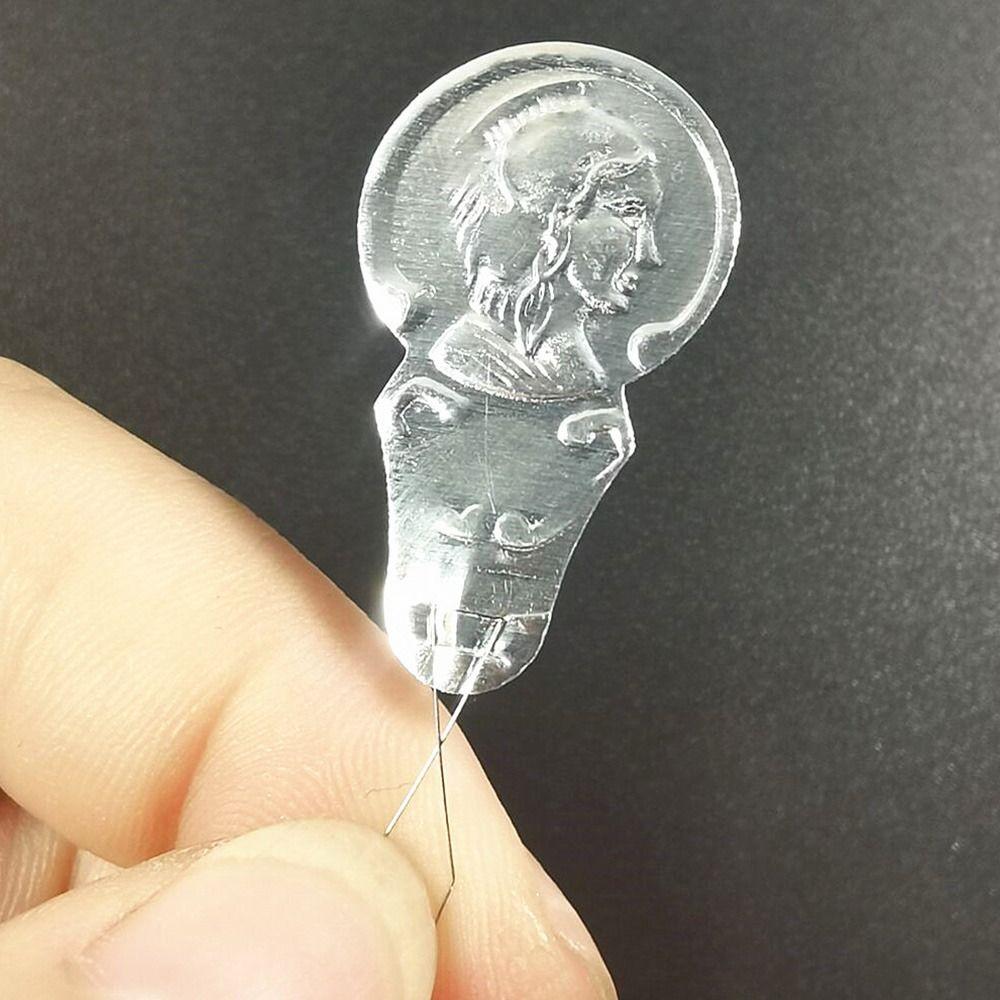 200Pcs DIY Embroidery Bow Wire Needle Threader Stitch Tool Wire Leader Sewing Stitch Sewing Crafts