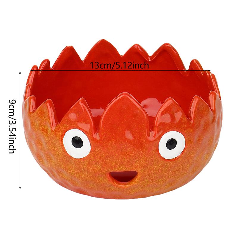 Чаша для пряжи «Пламя» для вязания крючком - Милые керамические чаши для вязания крючком, идеальные подарки для вязальщиц