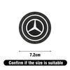 Car Sticker 2pcs Silicone Car Coaster Water Cup Bottle Non Slip Pad Anti-Slip Mats For Mercedes Benz AMG C200 C260 C300 W108 W12