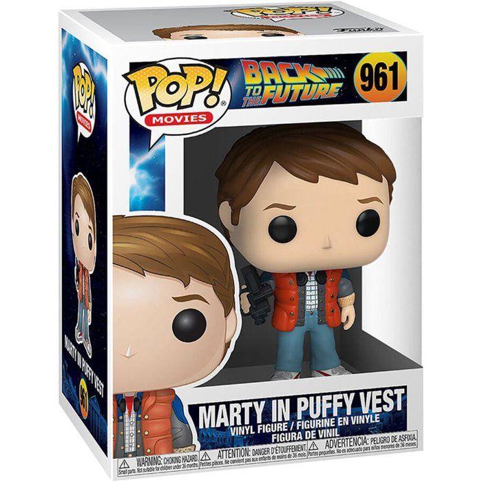 Figurine BACK TO THE FUTURE - Bobble Head POP N° 961 - Marty in Puffy Vest