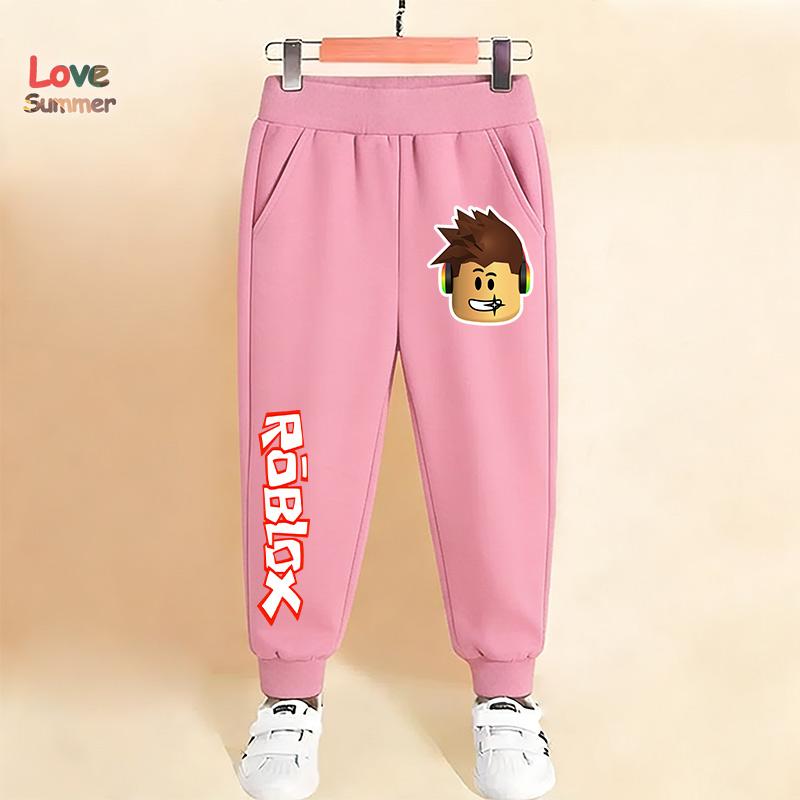 Брюки для мальчиков roblox детские брюки горячий игровой принт Брюки для детей Спортивные штаны Повседневная детская одежда 4-14 лет Подарок на день рождения