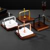 Wooden Napkin Holder Square Tabletop Napkin Dispenser Smooth Edge Burr Free Stable Non-Slip Design Napkin Holder Decoration