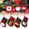 Christmas Stocking Mini Socks Xmas Tree Hanging Decor Featuring Bear Style