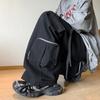 Мужские широкие комбинезоны High Street Y2K, спортивные повседневные брюки-карго, уличная одежда с карманами, спортивные штаны, технологичная одежда, корейская одежда