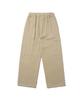 Cargo Bros For Woman Airy Linen Wide Elastic Pants (Beige)