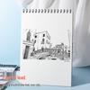 BoYiXuan 24-Page Coilbound Artist Sketchbook - Thickened, Portable, Easy-to-Carry for Drawing