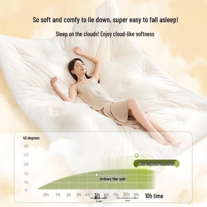 Premium All-Season 80% Soybean Fiber Quilt