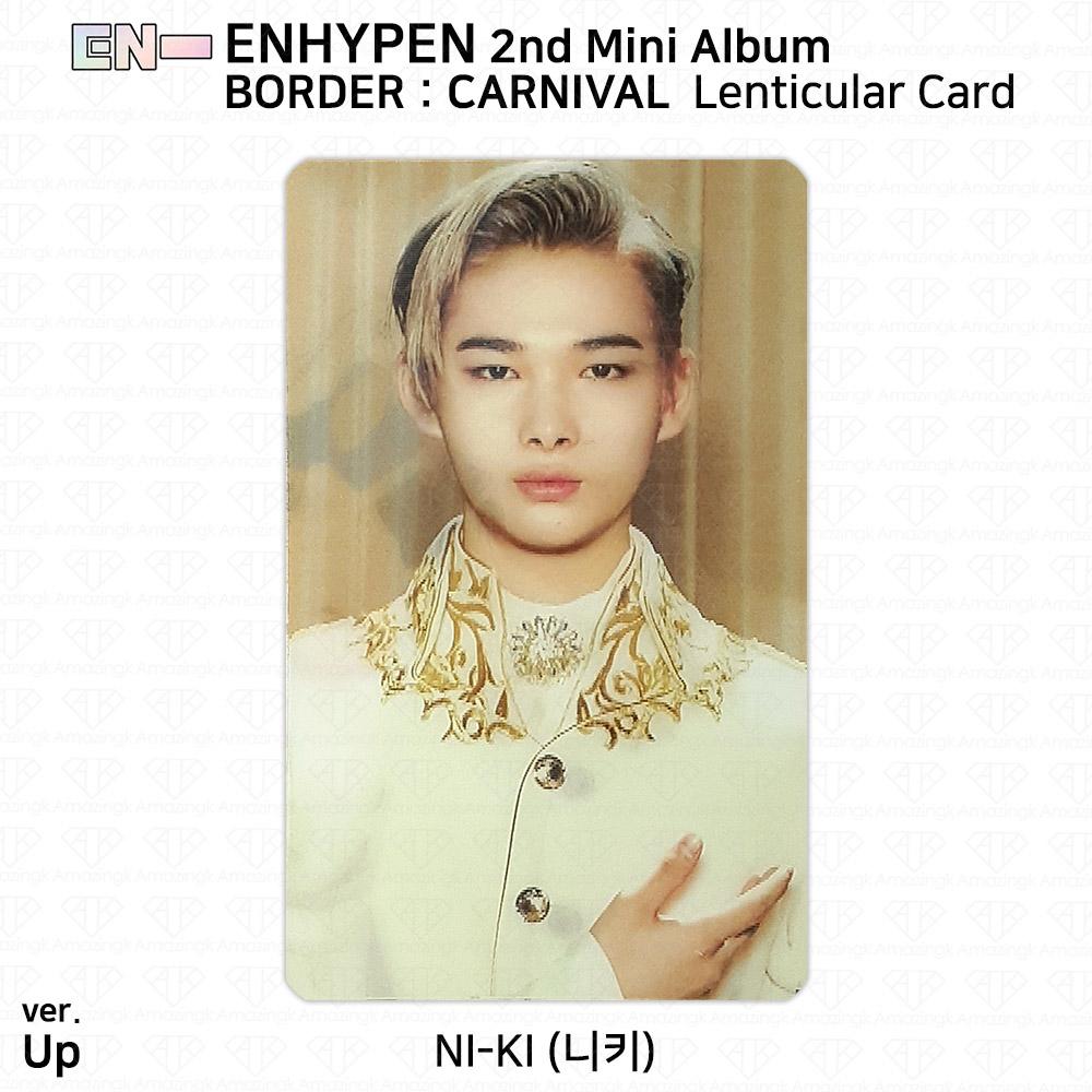 ENHYPEN 2-й мини-альбом Border Carnival, официальная фотокарточка Up Hype Down Ver. KPOP
