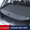 For Hyundai Tucson 2015+ Palisade 2024-2024 Car Trunk Curtain Organizer Tail Box Partition Baffle Sunshade Interior Accessories