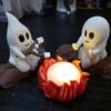 Ghost Campfire Gathering Ghost Campfire Party Resin Ornament Halloween Decoration