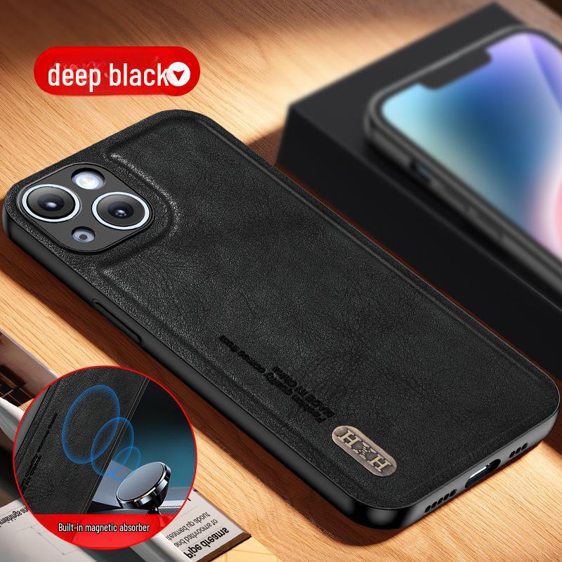 Совместимый чехол из матовой кожи Antique для Huawei X8C, Y72, Honor 90, X9C, X6B, 200 Lite