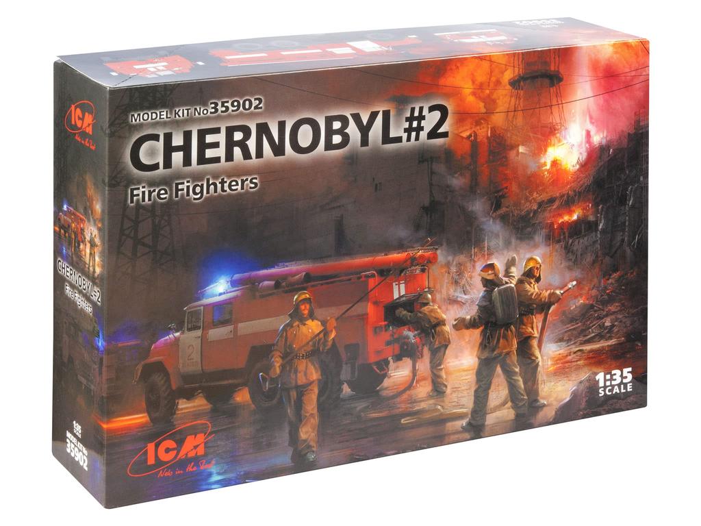 ICM Chernobyl Fire Brigade Set Plastic Model Kit 35902 1/35 #2