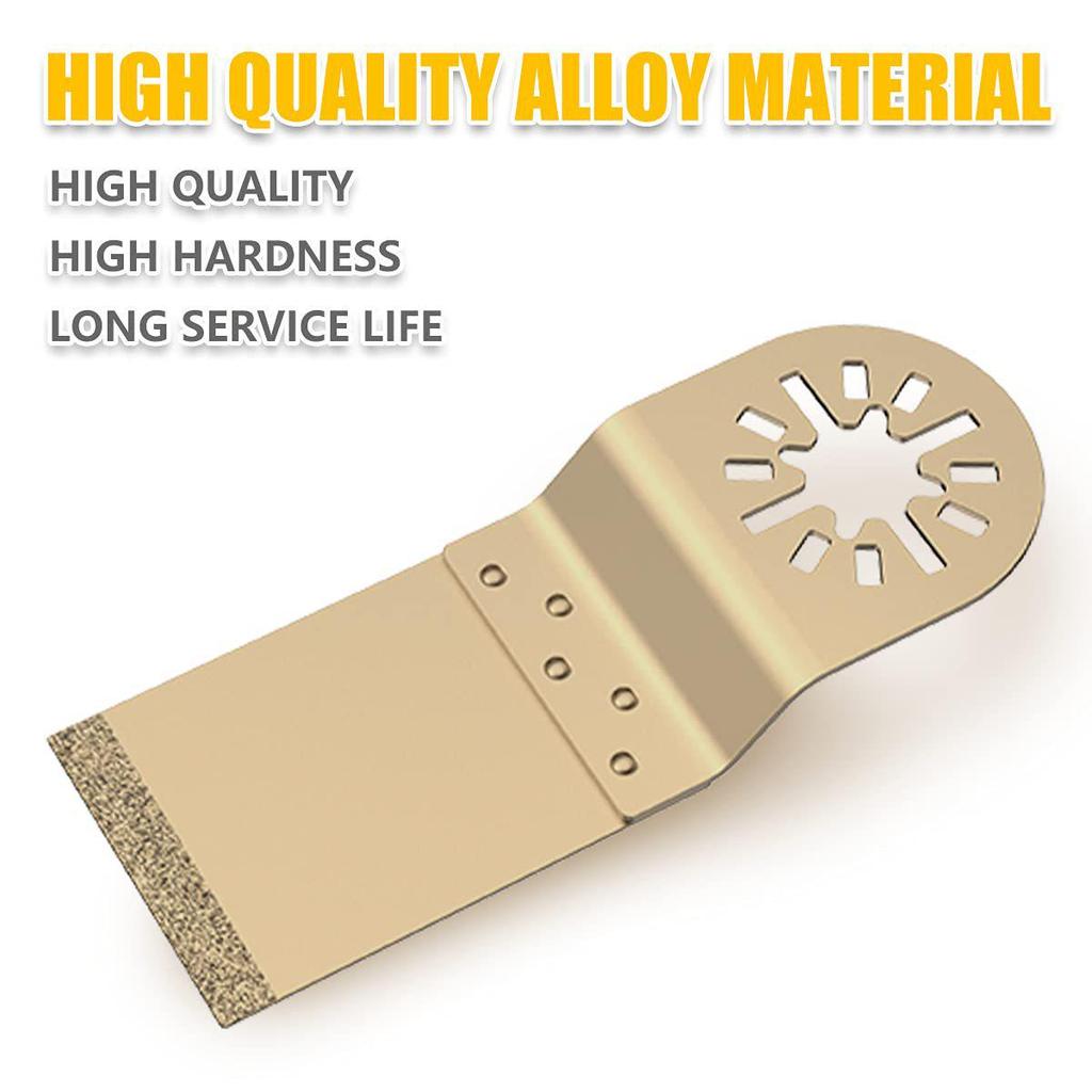 4-Piece Carbide Oscillating Saw Blades for Cutting Brick, Cement, and Grout