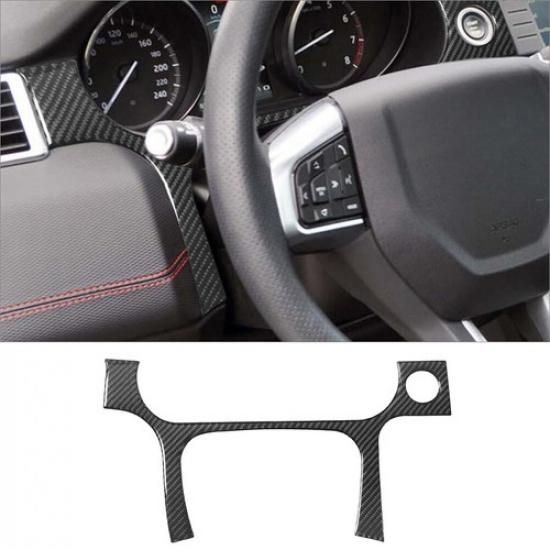 Carbon Fiber Interior Dashboard Edge Cover Trim For Land Rover Discovery Sport
