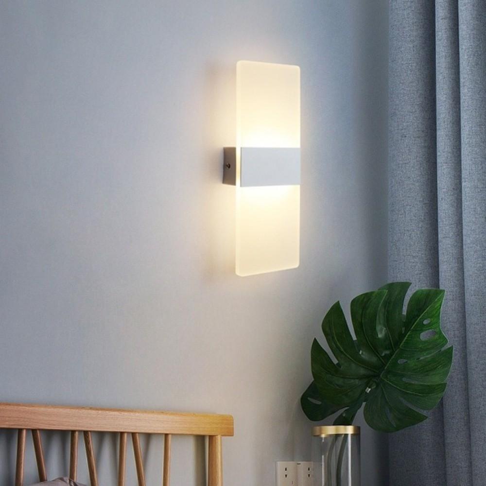 Acrylic Material LED Wall Lamp AC 220V Indoor Wall Light Wall Sconce Lamp Bedside Lighting