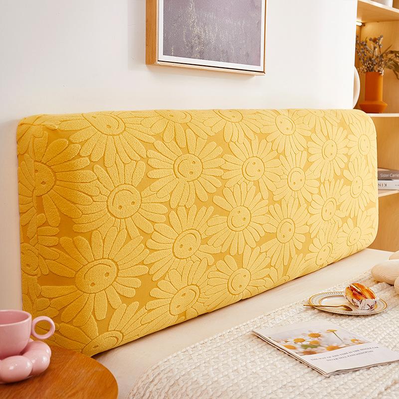 Headboard Covers, Stretch Bed Headboard Slipcover, Dustproof Protector Cover for Linen Fabric Tufted Upholstered Headboard
