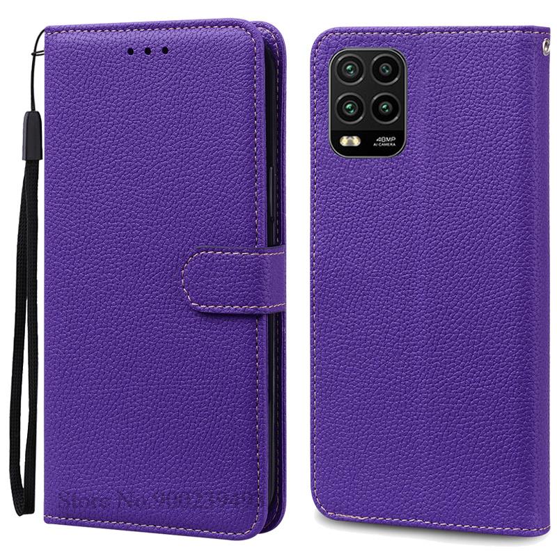 Для Xiaomi Mi 10 Lite 5G чехол 10lite противоударный кожаный кошелек чехол для телефона для Xiaomi Mi 10 Lite защитный чехол цветные Fundas