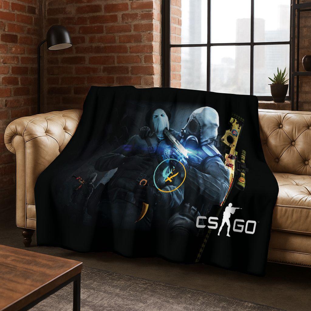 26 Стилей CS GO Игра Counter Strike Геймер Фланелевое Одеяло, Теплое и Уютное Мягкое Плед для Дома Спальни Кровати Дивана Покрытие Подарок