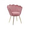 Decorative Armchair Shell Velvet Pink Novio Family Furniture