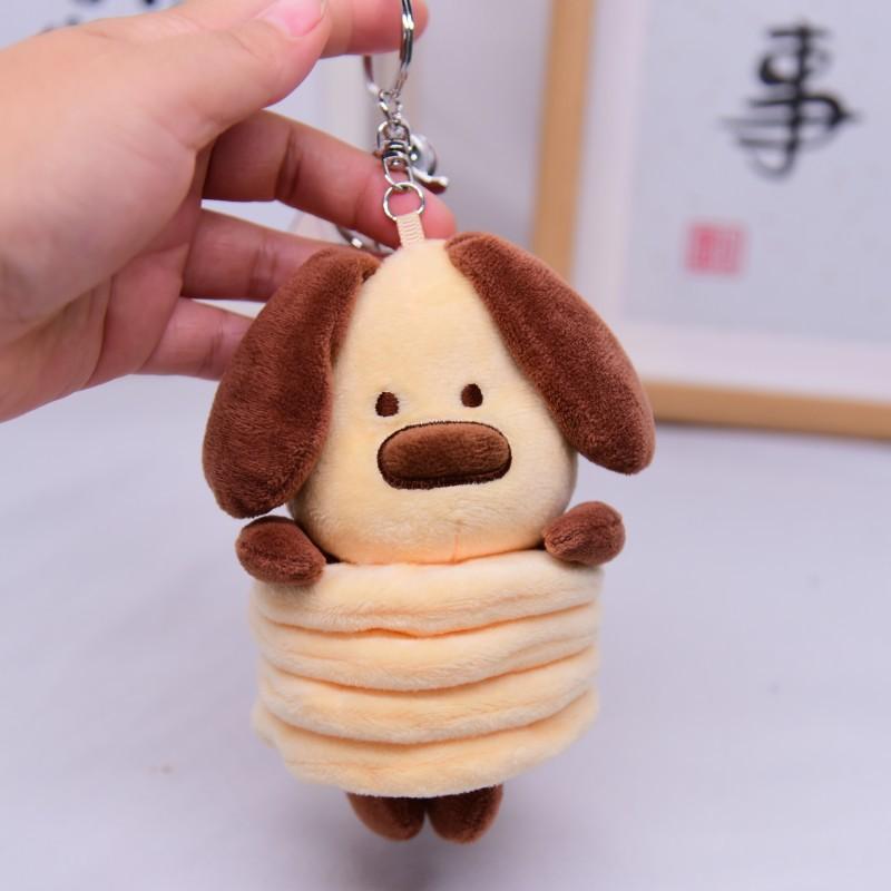 Творческий забавный весенний кот кукла вытягивать проволоку выдвижная вибрационная декомпрессионная плюшевая игрушка милый лобстер брелок собака сумка подвеска