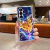 Transparent Soft Phone Cover Case for Samsung Galaxy Z Fold 7 6 5 4 3 ZFold6 ZFold3 ZFold7 ZFold5 ZFold4 Cute Pikachu Pokemon