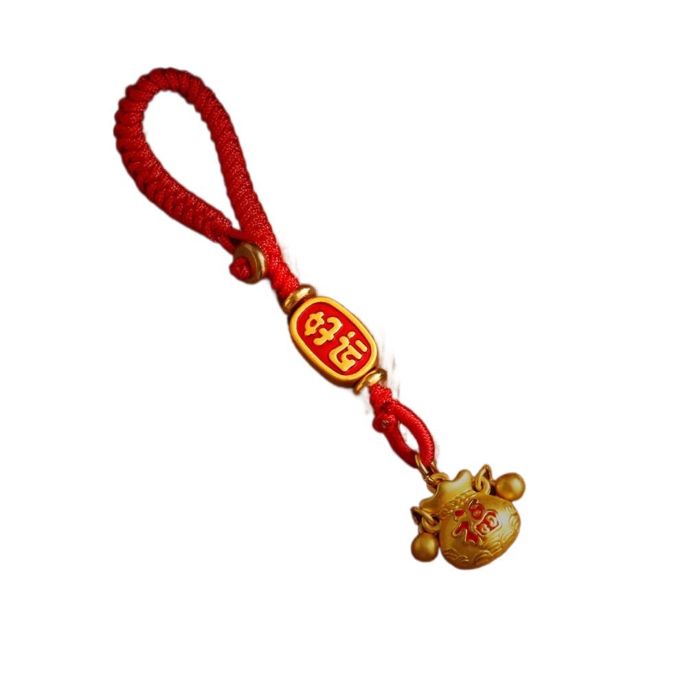 Веревка плетеная брелок на удачу китайский стиль автомобильный брелок креативный кулон сумка удачи для женщин