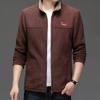 Fashion Trend Oli Fleece Stand Collar Hoodie Jacket Men's New Simple Everything with Loose Men's Coat Tide