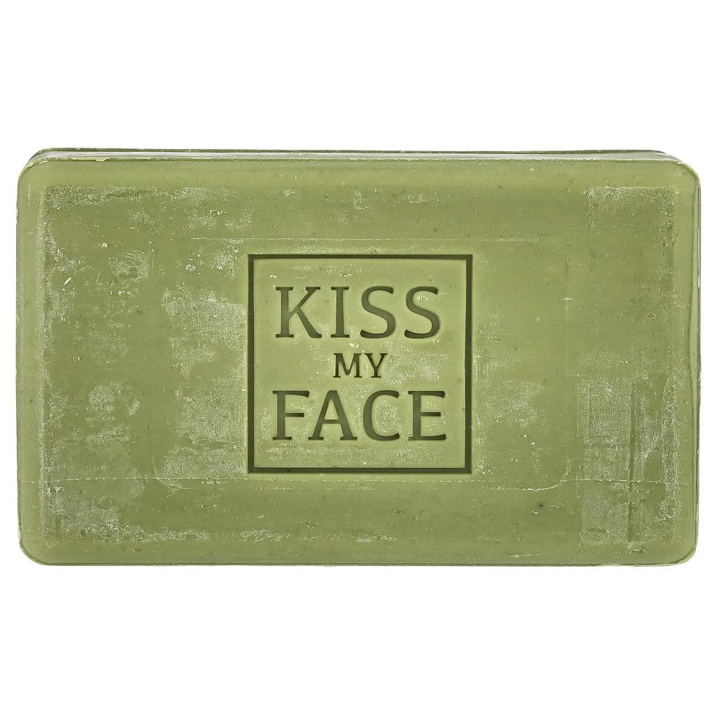 Kiss My Face Кусковое мыло с оливковым маслом, без отдушек, 8 унций (230 г)