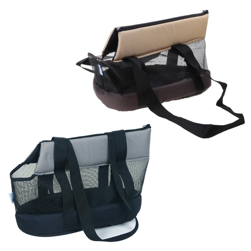 Сумка-переноска для питомцев, Портативная сумка для питомцев, Сумка для прогулок, Путешествия для щенков, Портативная сетчатая сумка через плечо для путешествий на открытом воздухе