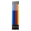 ANEX ACTX5-150L Color Bits, Hexalobular, Single Head, 150mm, with Storage, Set of 5 (T10/15/20/25/30)