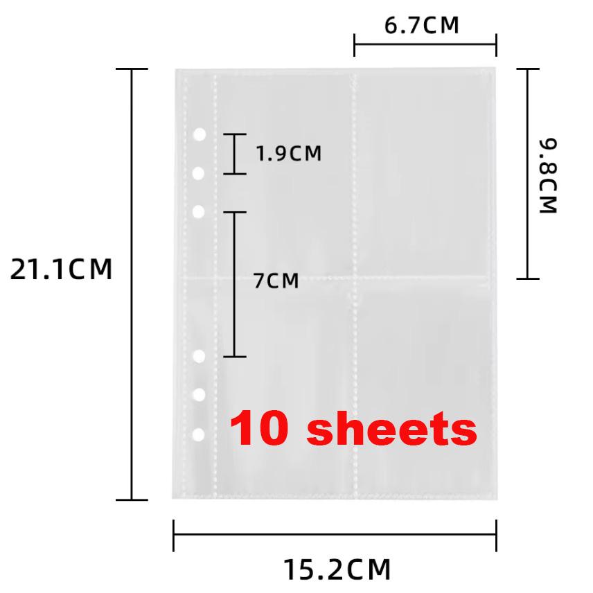 Kpop Binder A5 Photo Album Four Compartment Stargazer Card Organizer Book Idol Photo Collector Card Photocard Holder