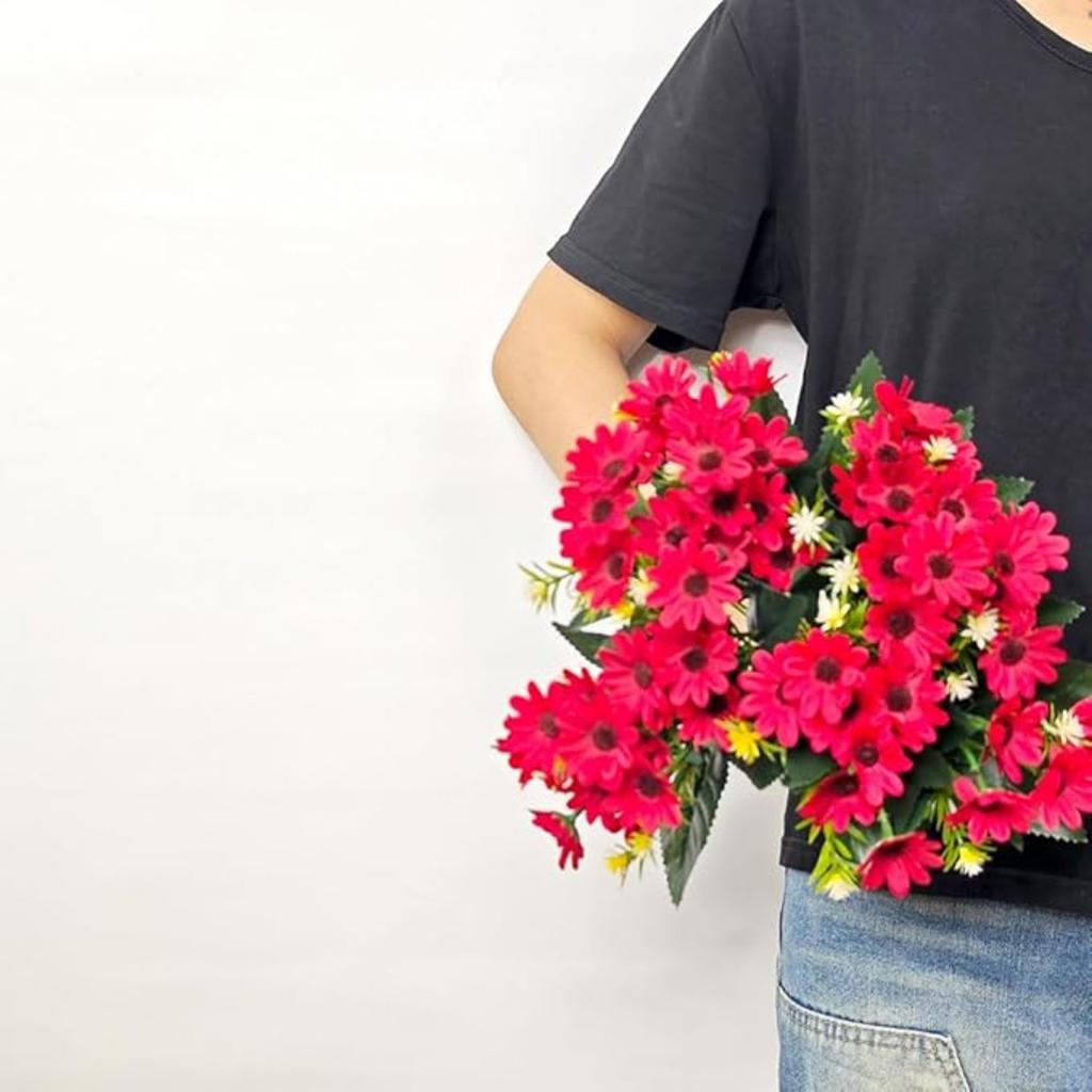 3 шт. искусственных цветов маргаритки Real Touch, поддельный букет для украшения дома, искусственные цветы, букет из искусственных цветочных маргариток для декора