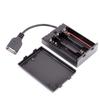 With USB Power AA Battery Holder With Switch Battery Cover switch  DIY 2/3/4/6/8 Slot