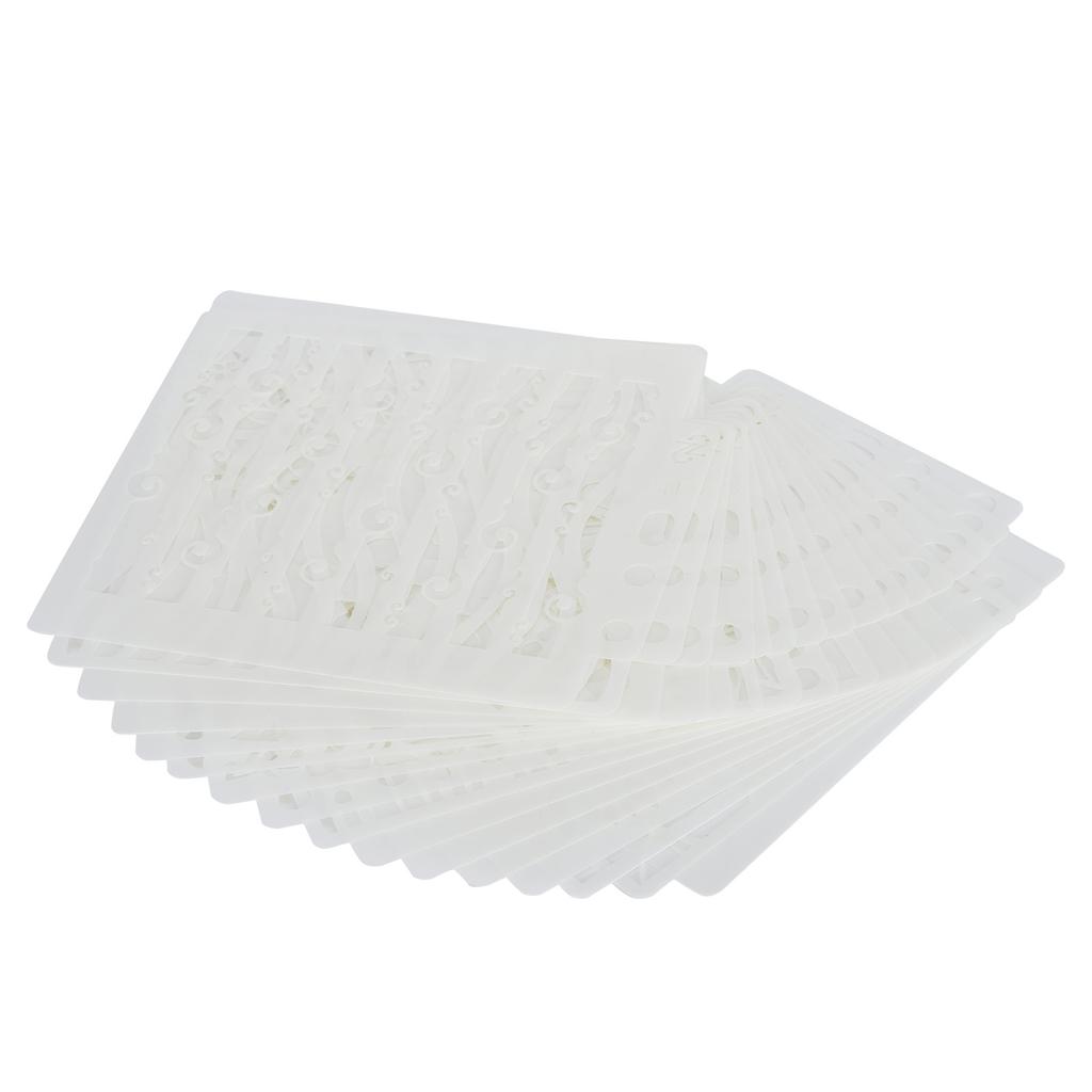 16Pcs Mandala Template Painting Drawing Stencils DIY Making Mold Art Craft Supplies