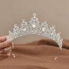 Детская принцесса корона кристальная тиара аксессуары для волос для девочек атмосфера высокого класса танцевальное выступление подарок на день рождения корона