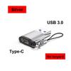 LED USB 3.0 To Type C Adapter OTG To USB C USB-A To Micro USB Type-C Female Connector For Samsung Xiaomi POCO Adapters