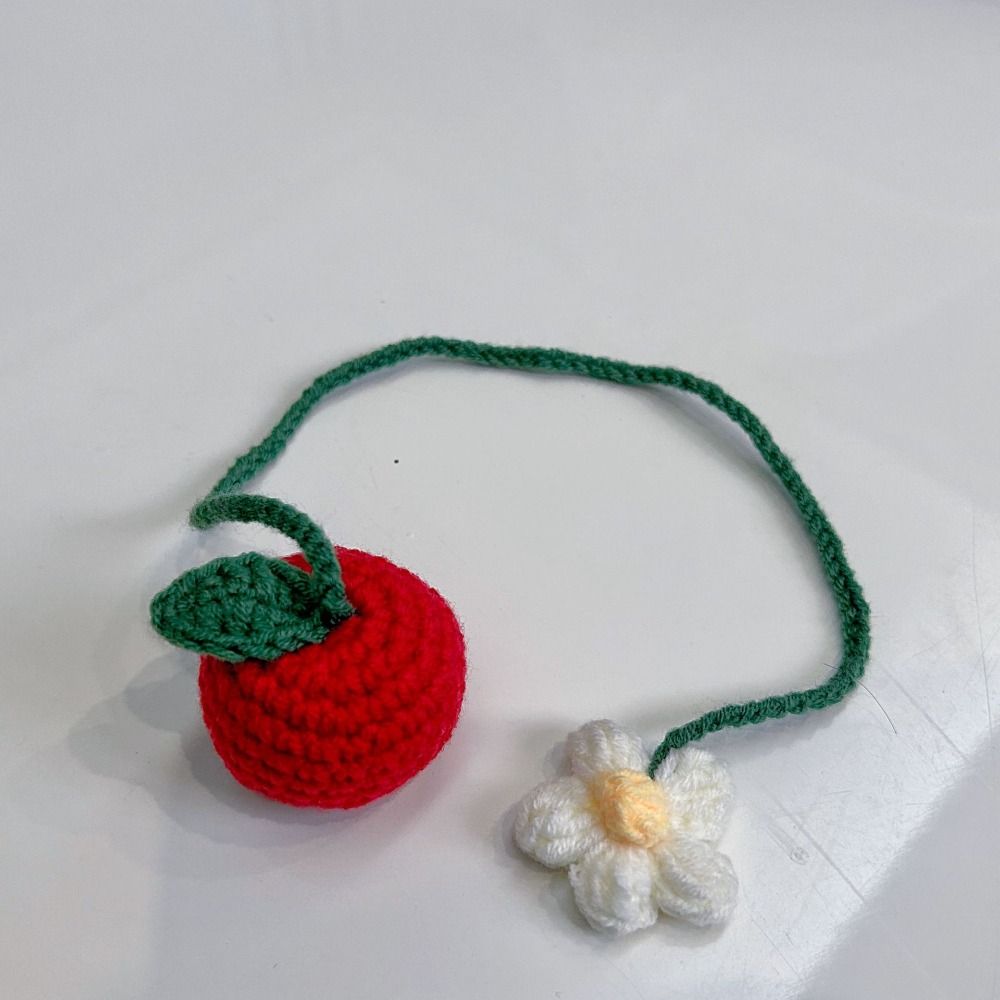 Daisy Flower Knitted Bookmark Handmade Crochet Book Marker Creative Floral Pendants Perfect Gift
