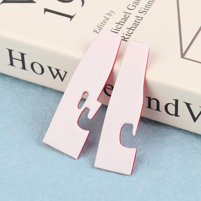 5Pcs Plastic Stick On Presser Foot Bottom For Overlocking Sewing Machine Plastic Presser Foot Leather Or Pvc Light Fabric