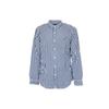 Polo FW21 Logo Embroidered Striped Casual Shirt Men Shirts Blue 710829466-001