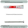 Нержавеющая сталь Расширительный винт для полых кирпичей и пеноблоков
