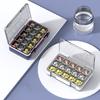 Monthly Pill Organizer Transparent Storage Box Food Grade BPA Free Large Capacity