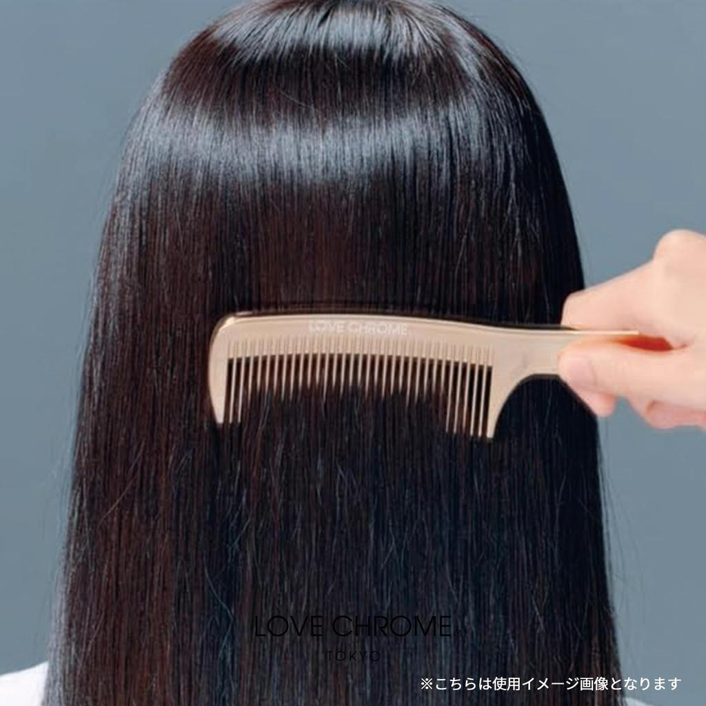 LOVE CHROME TETSUKI PREMIUM BLACK Красивая расческа для ухода за волосами в CHROME TETSUKI PREMIUM BLACK (р)PG [Официальный магазин] главная/ЛЮБОВЬ (р)PG