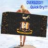 Пляжное полотенце Bradford City AFC, Большое, Мягкое, Быстросохнущее, для Пляжа, Кемпинга, Плавания