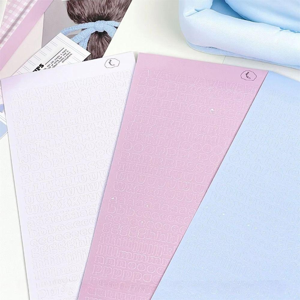 New Ins Letter Sticker DIY Cute Scrapbooking Colored Decorative Stationery