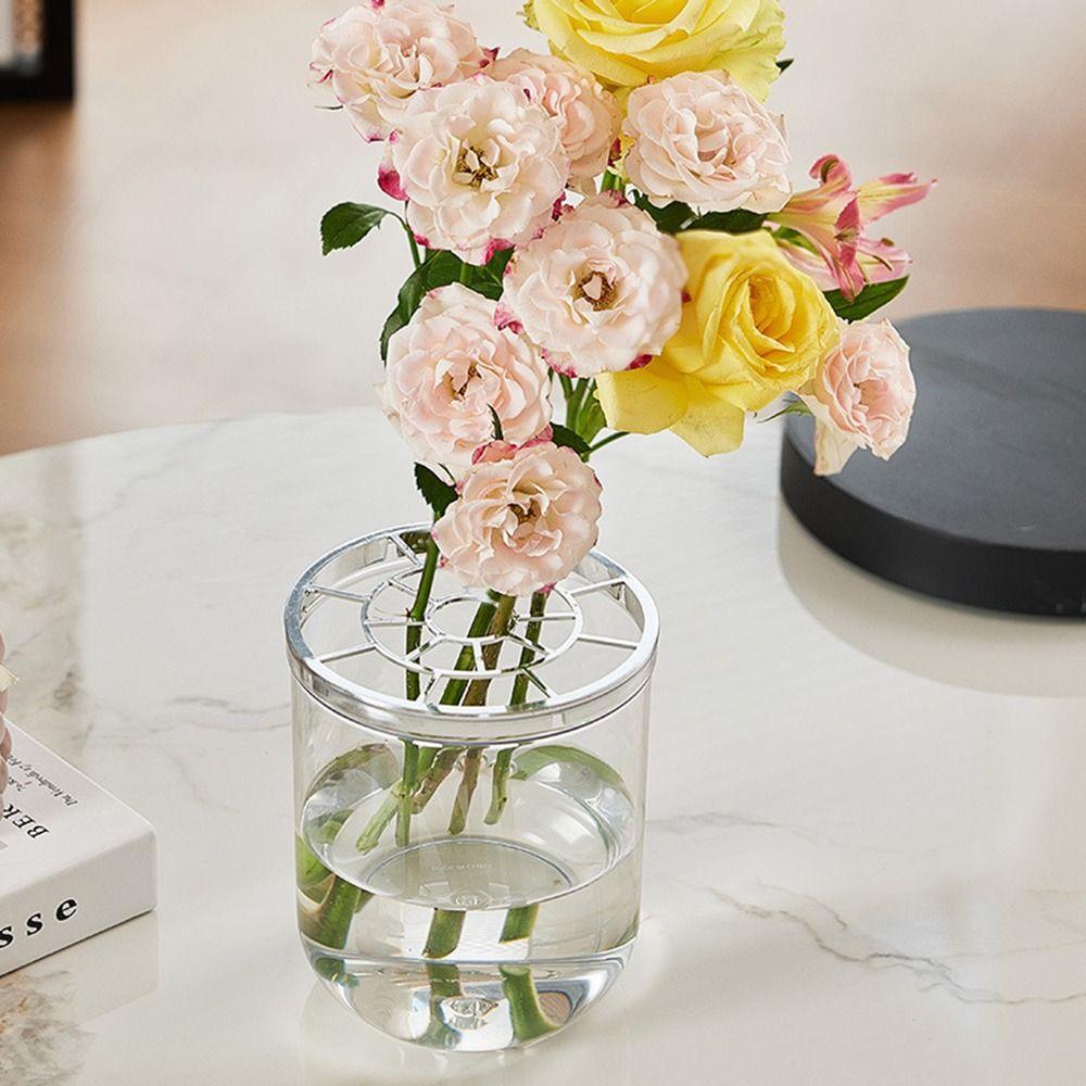 Hydroponic Plant Transparent Flower Vases Plant Pot Table Crafts Decoration Accessories
