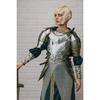 Female Paladin Armor Set Medieval Knight Costume for Women LARP Steel Body Fantasy Cosplay Suit Chainmail Dress Gift for Her