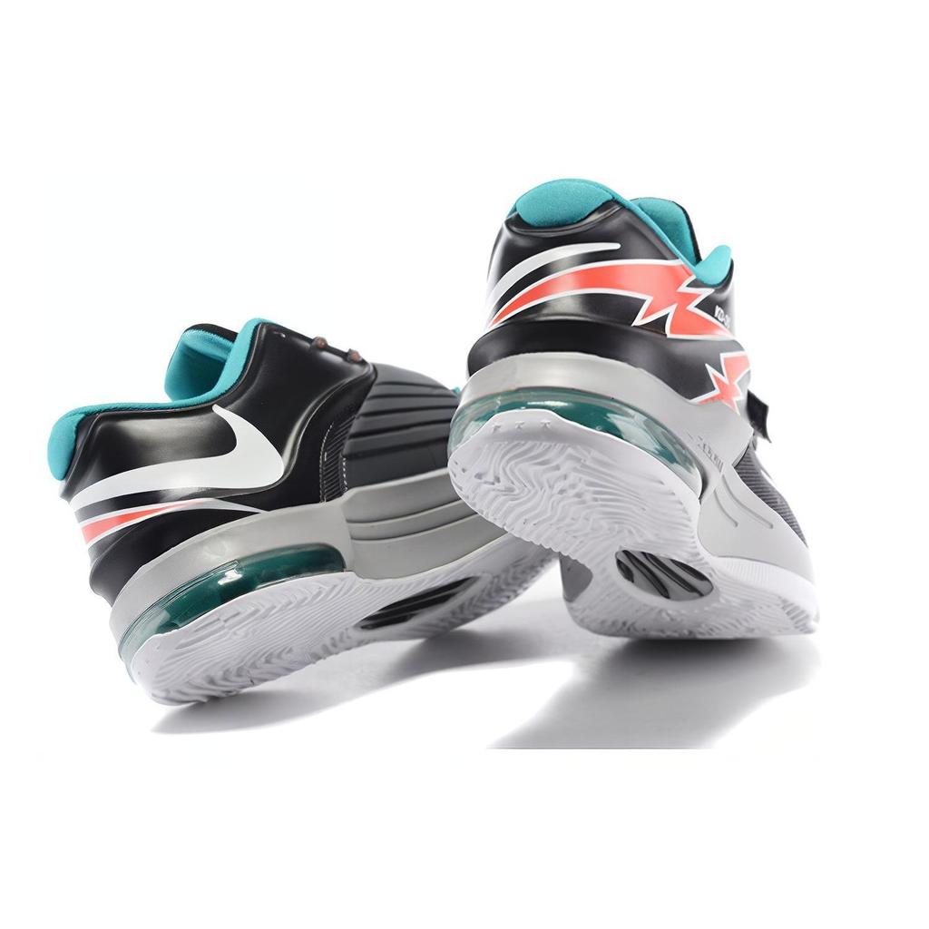 Nike KD 7 Round Toe Lace-Up Non-Slip Lightweight Low-Top Basketball Shoes Men Sneaker Black 653997-005